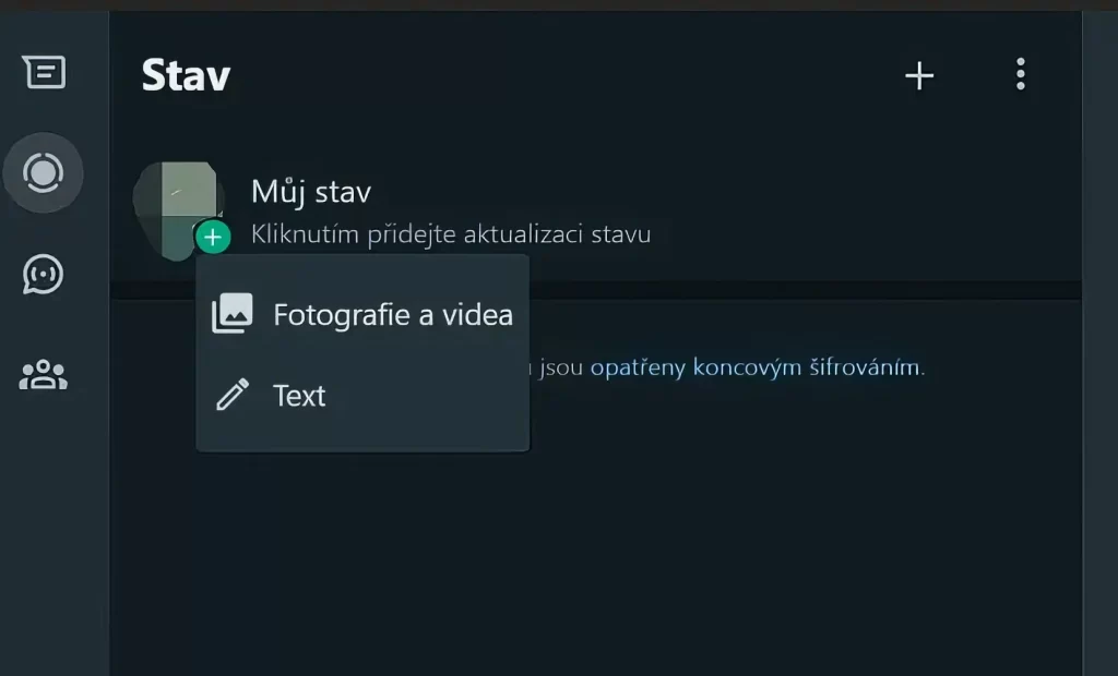 webové rozhranie Whatsapp