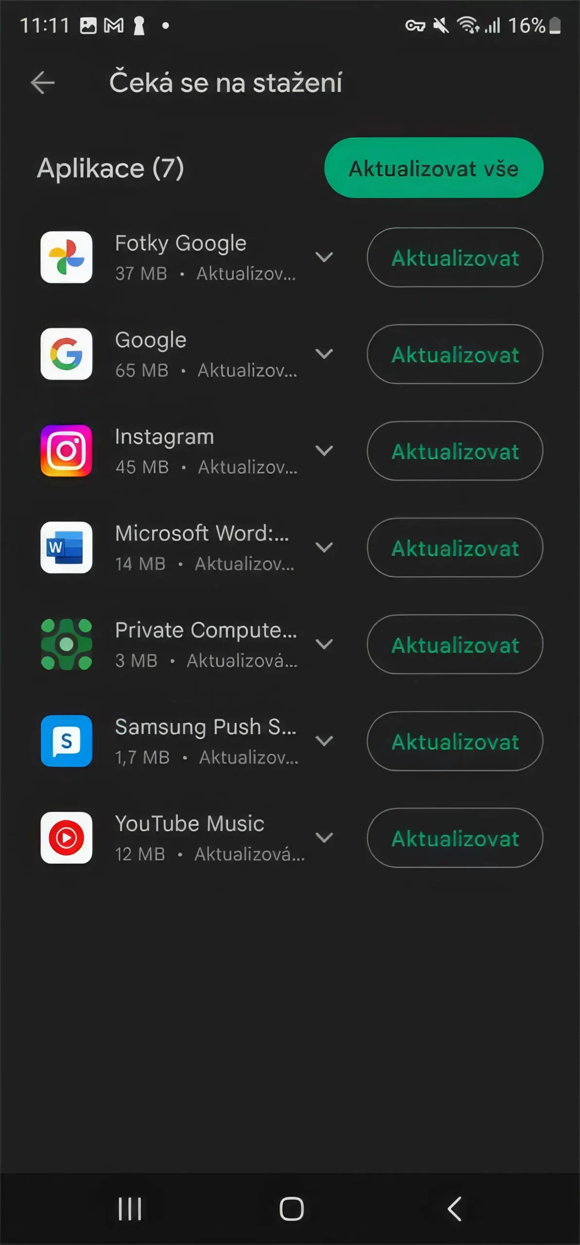 Manuálne aktualizujte aplikácie v systéme Android