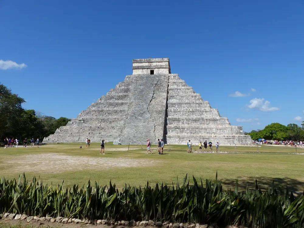 Mayská pyramída v Mexiku